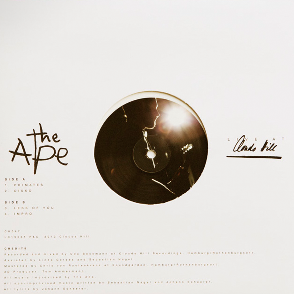 The Ape - Live At Clouds Hill - 10"