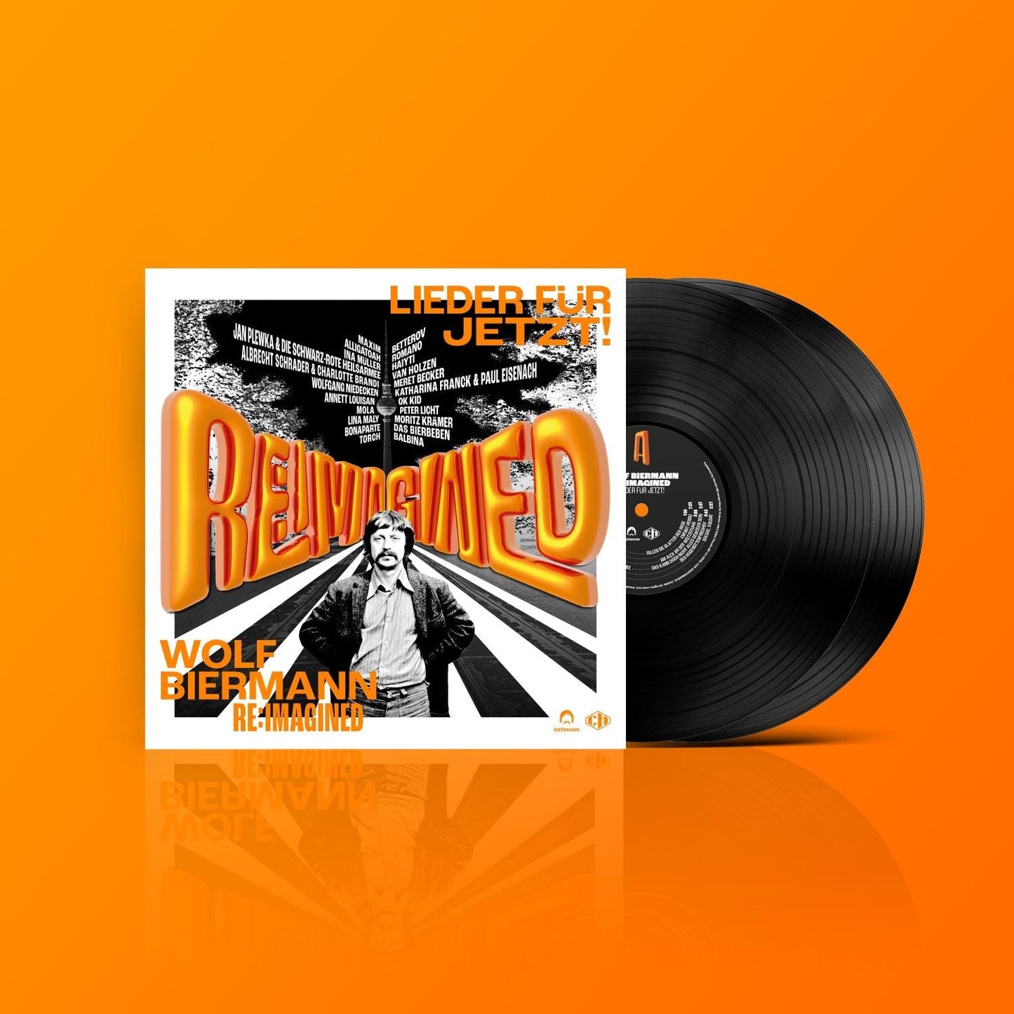 Various Artists - Wolf Biermann RE:IMAGINED - Lieder für jetzt! - signierte LP