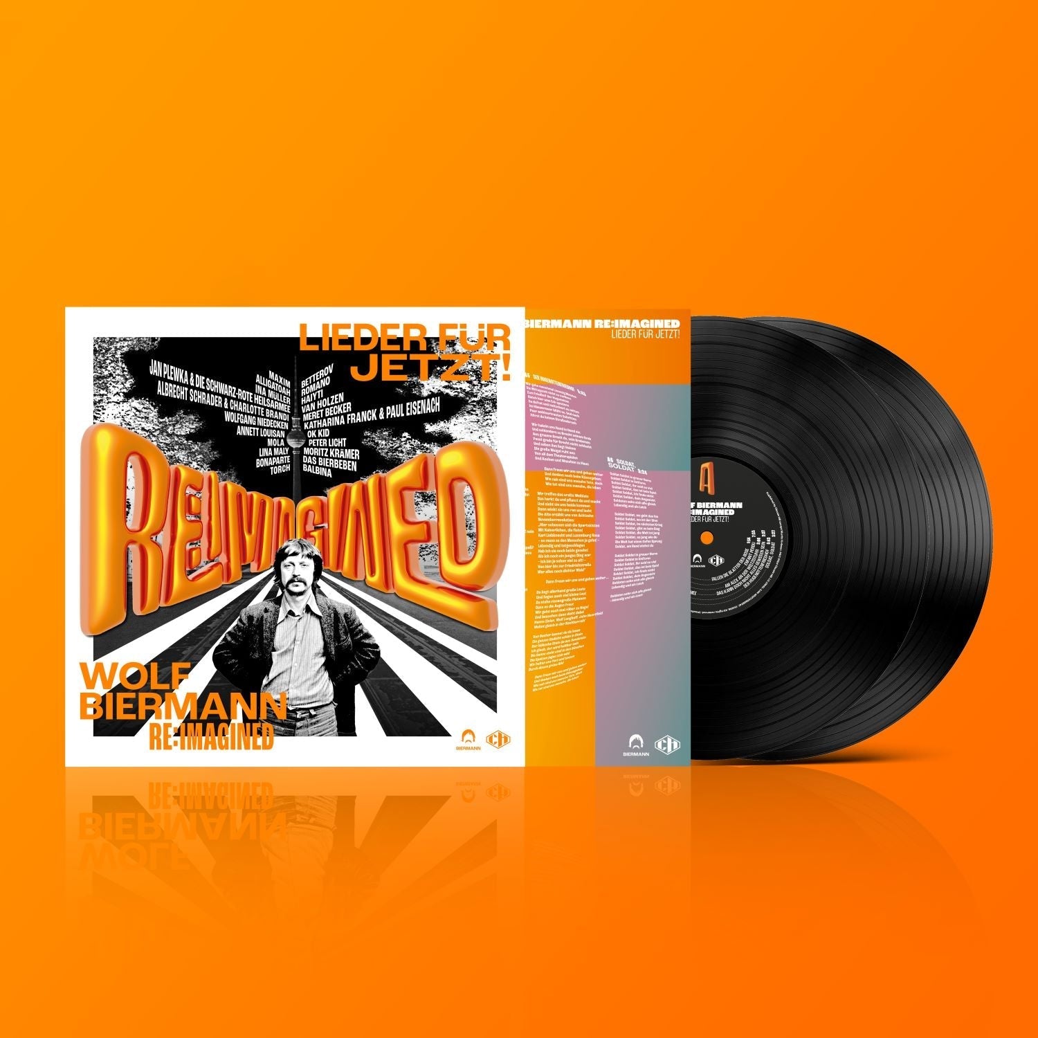 Various Artists - Wolf Biermann RE:IMAGINED - Lieder für jetzt! - signierte LP