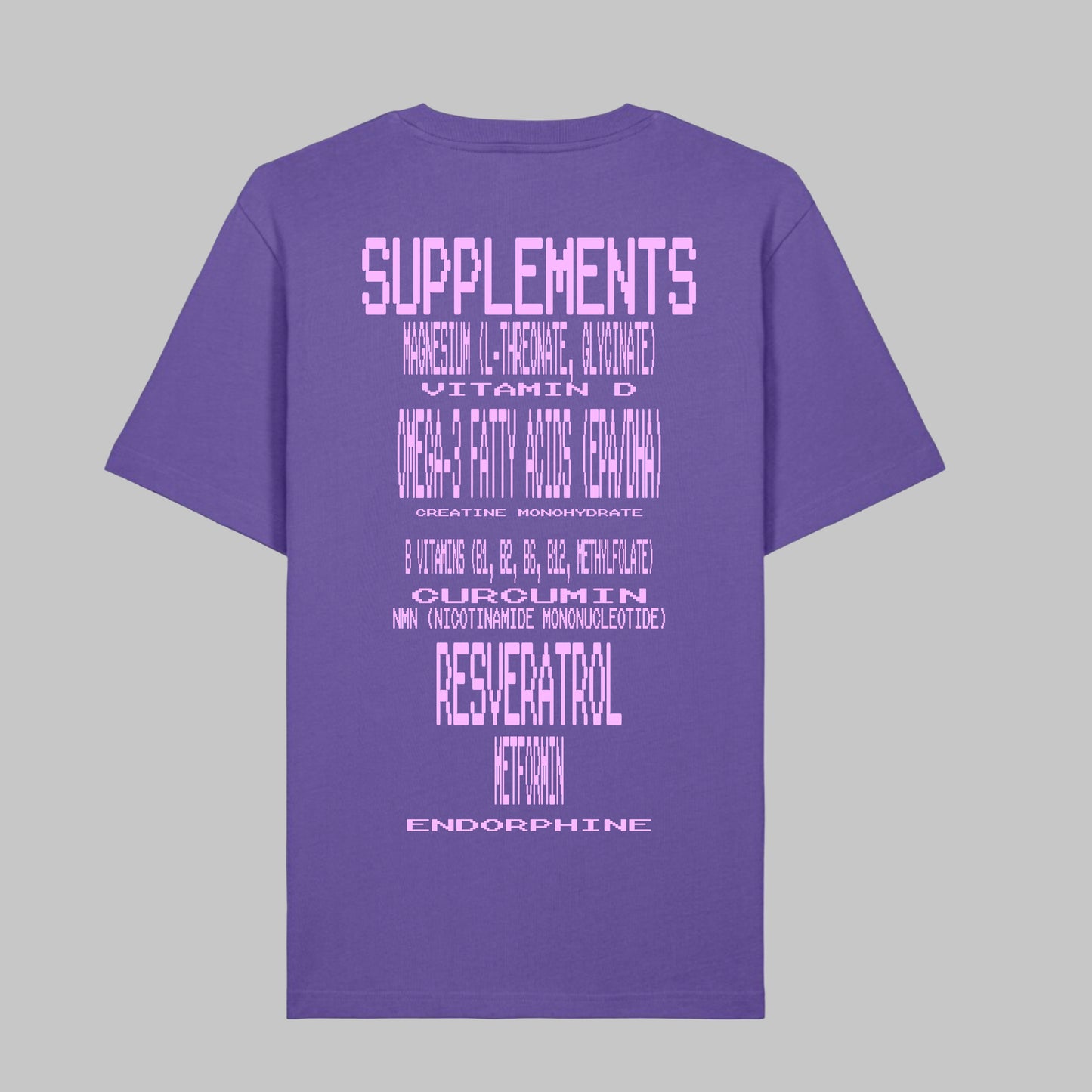 Angela Aux - purple T-Shirt „Endorphine“