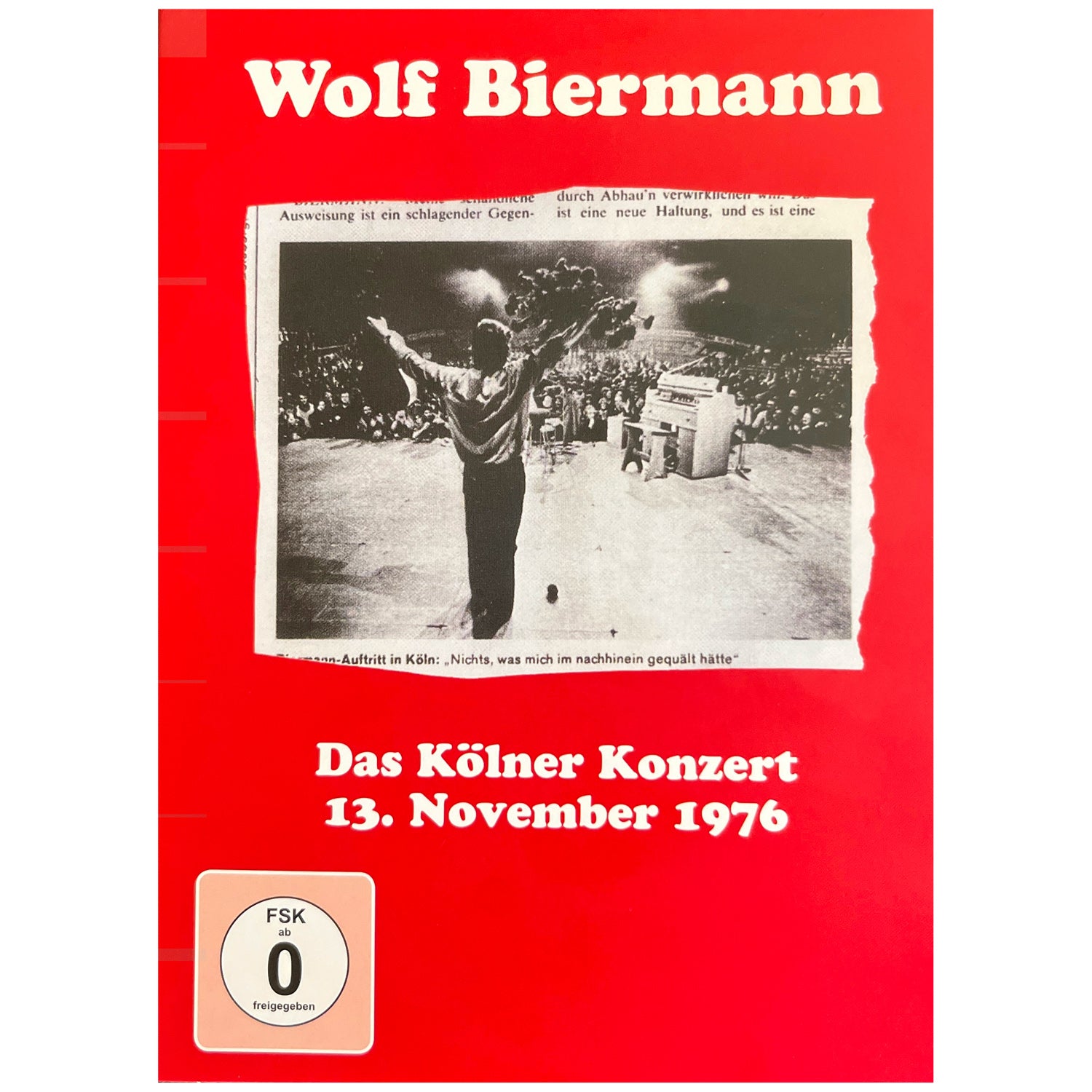 Wolf Biermann - Das Kölner Konzert 13. November 1976 - DVD