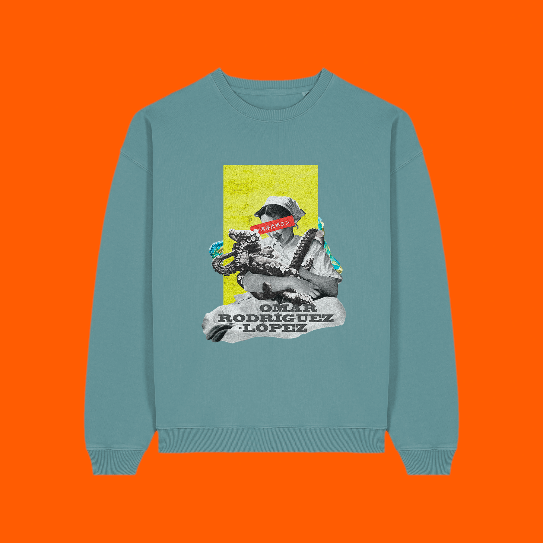 Omar Rodríguez-López - De Los Amores (Turquoise) Crewneck