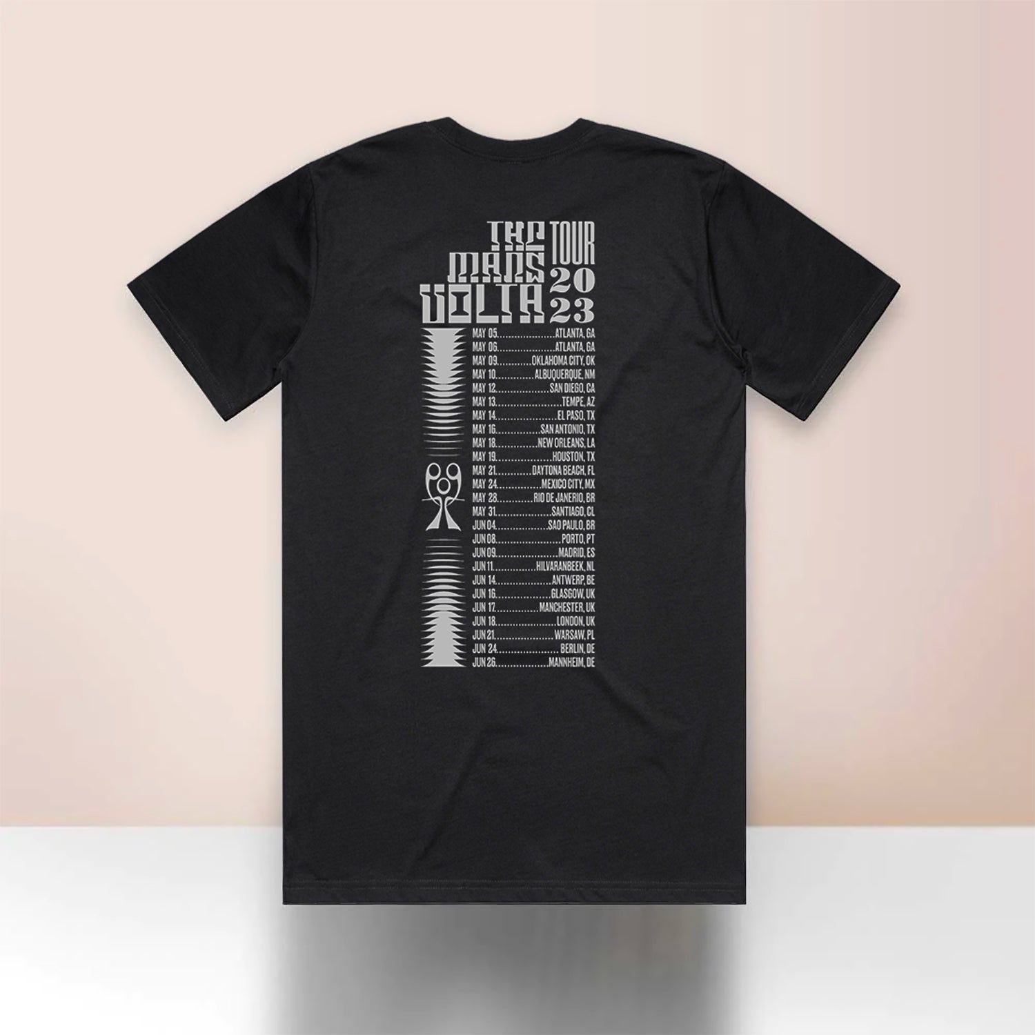 The Mars Volta - 2023 Black Tour T-Shirt