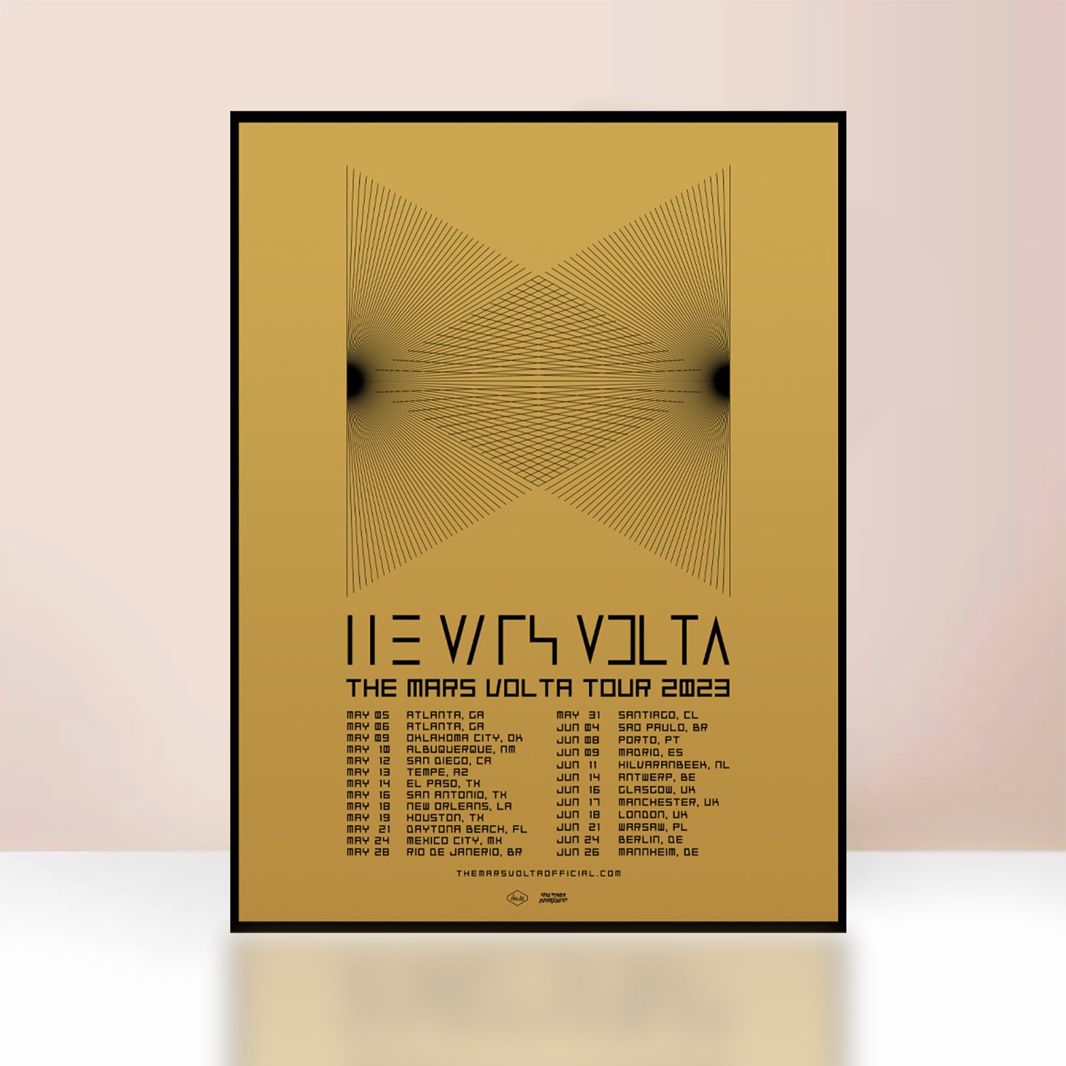 The Mars Volta - A2 2023 Tour Poster