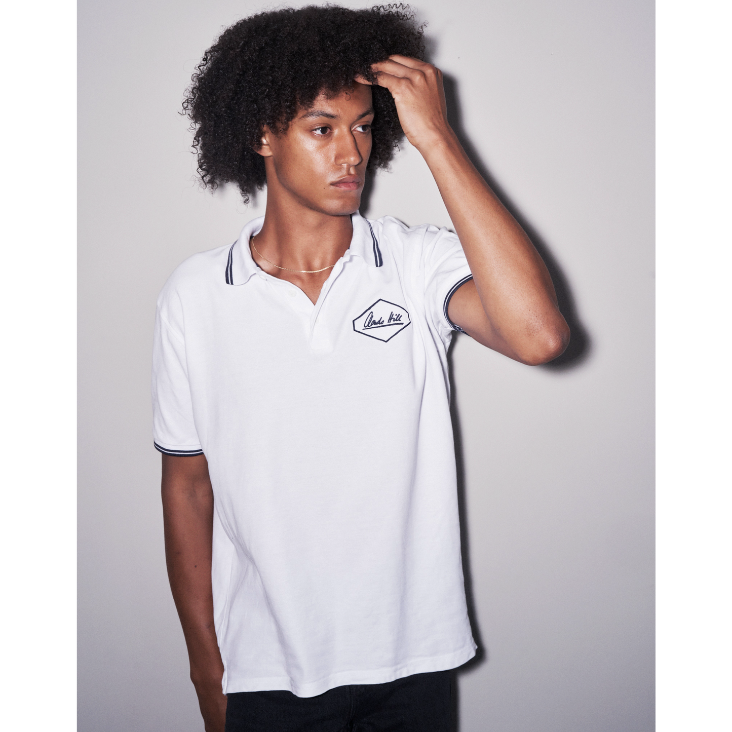 Clouds Hill - White Polo Shirt