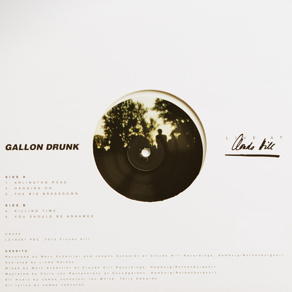 Gallon Drunk - Live At Clouds Hill - 10"