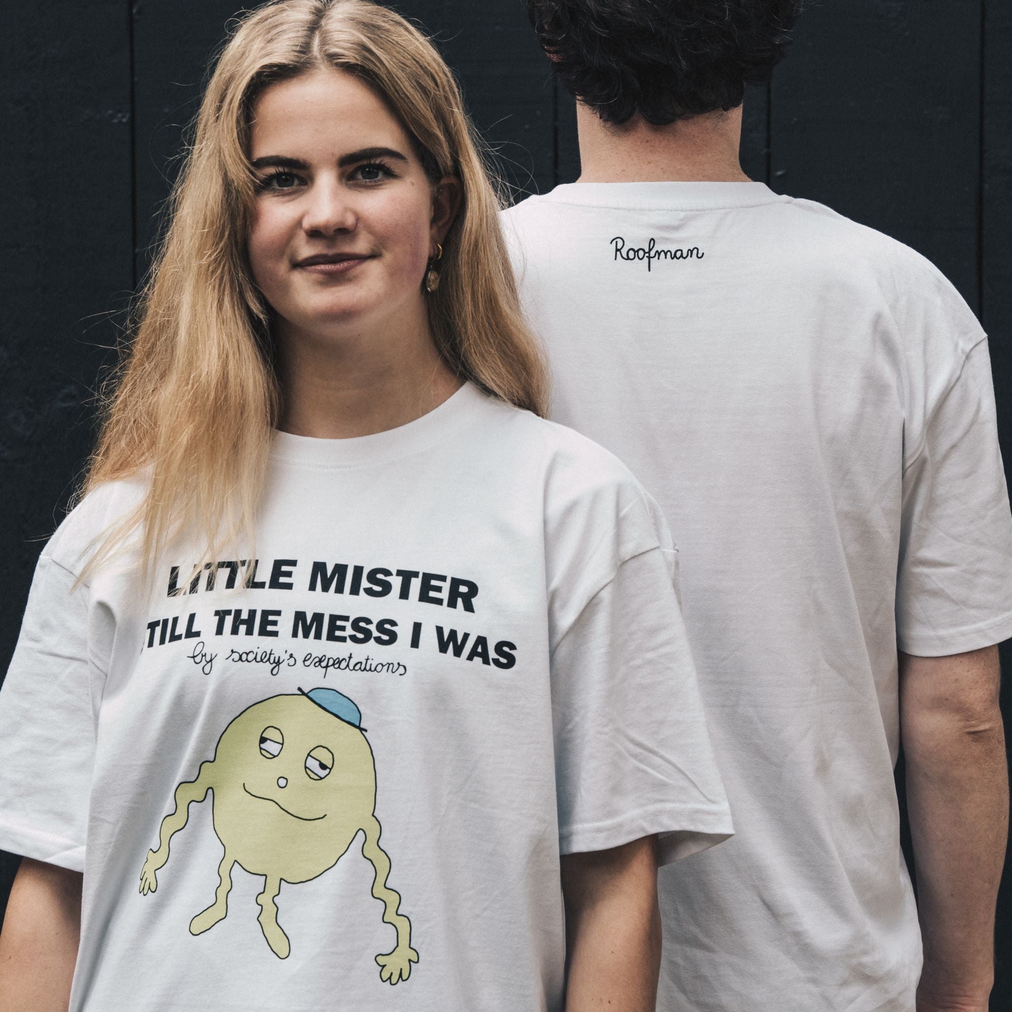 Roofman - Mister Mess (White) T-Shirt