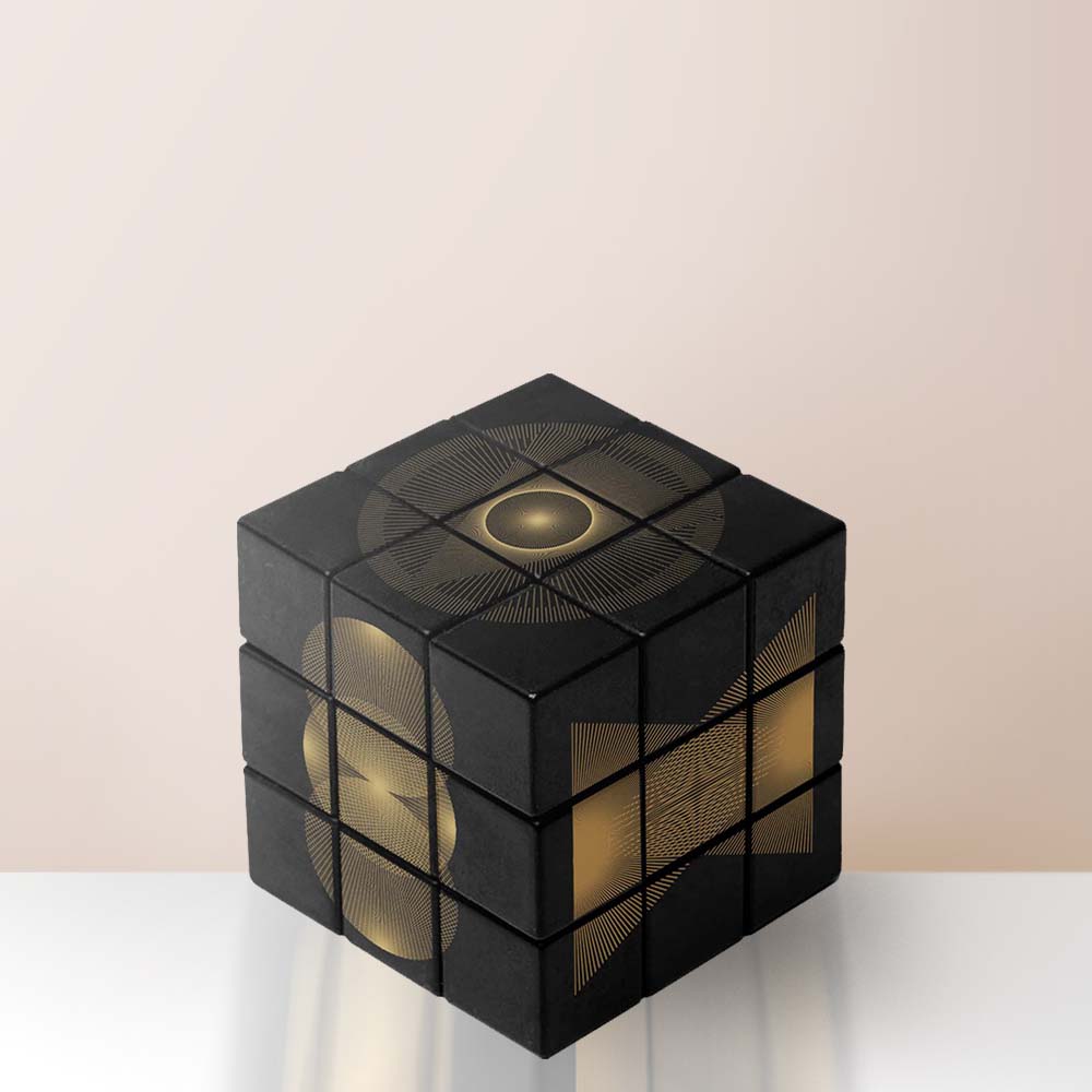 The Mars Volta - Kinetic Collection: Blacklight Shine T-Shirt + Volta Cube + Pin Set